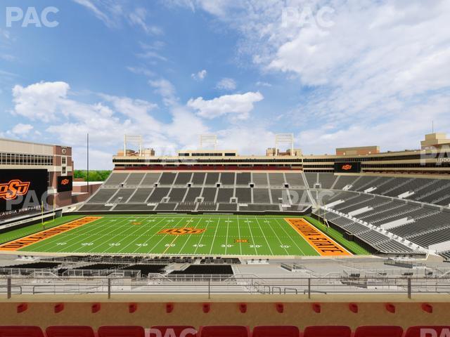 Seating view for Boone Pickens Stadium Section Club 556