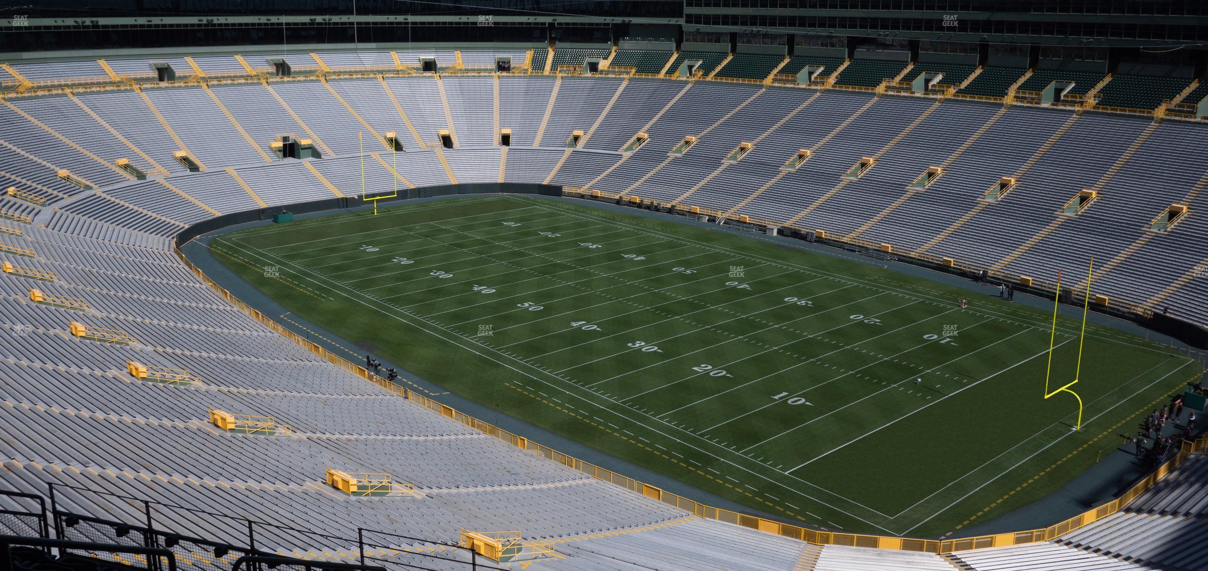 Seating view for Lambeau Field Section 632 S