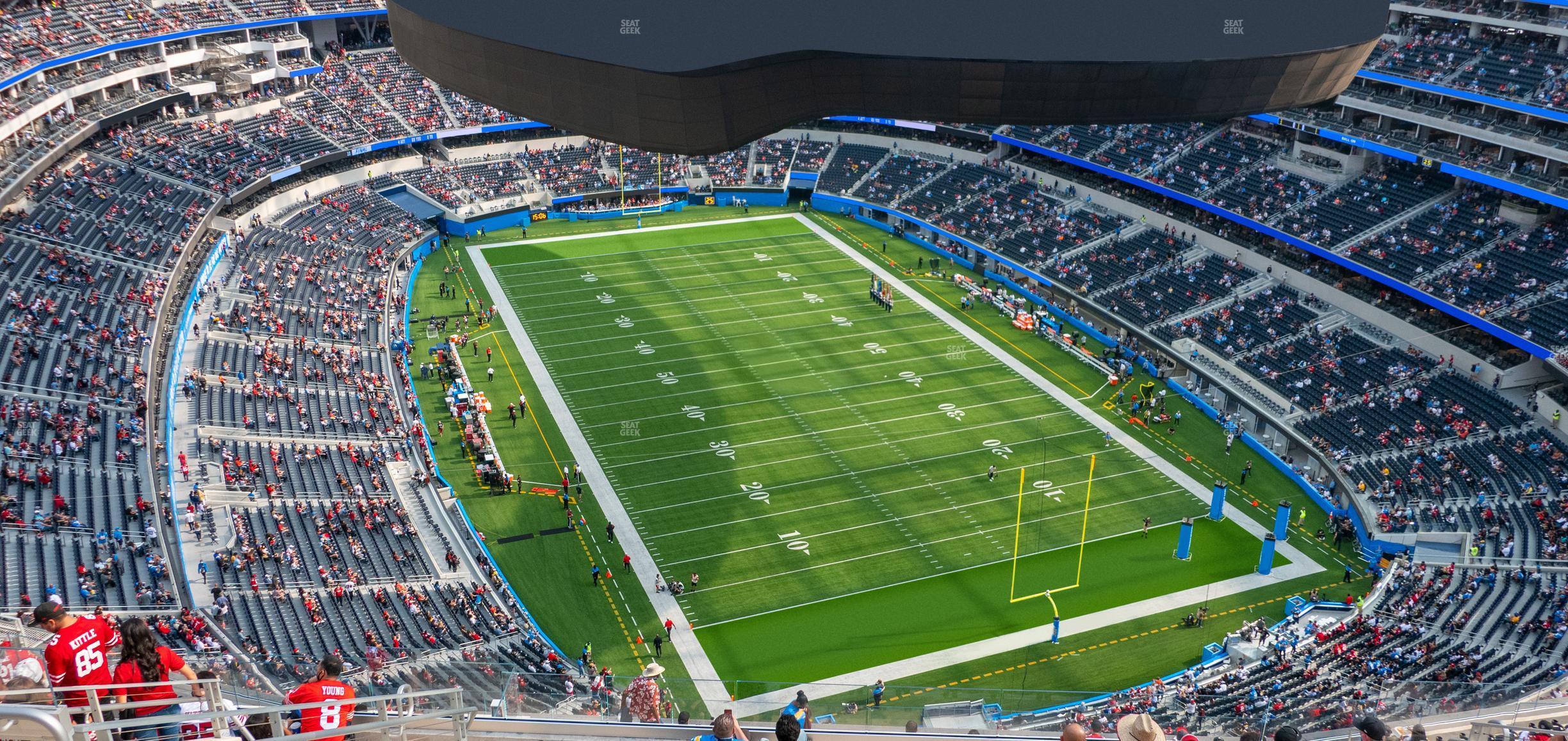 Seating view for SoFi Stadium Section 552