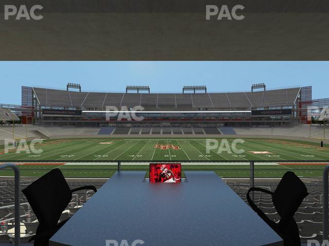 Seating view for TDECU Stadium Section Loge Box 35