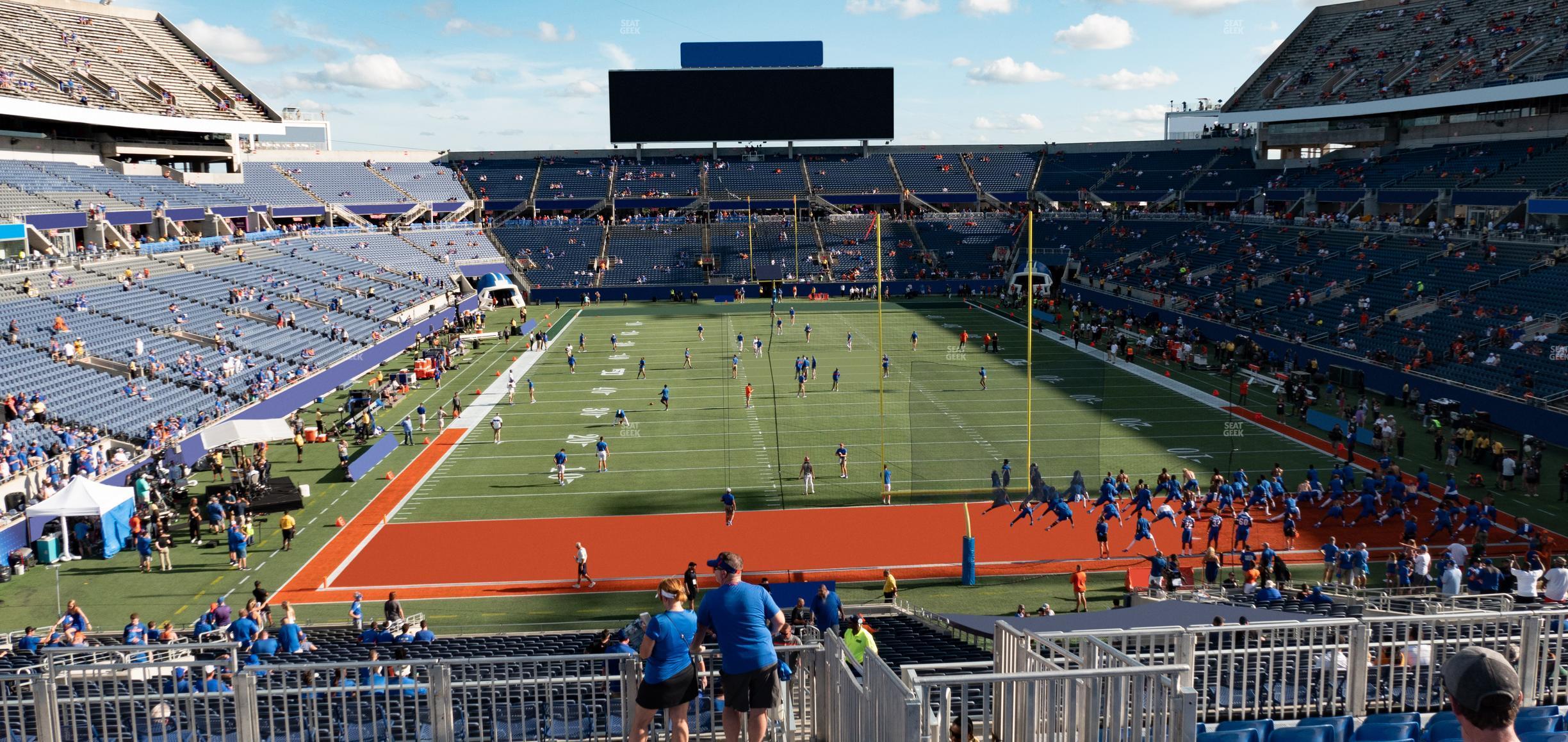 Seating view for Camping World Stadium Section Plaza 47