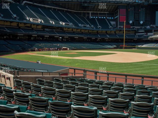 Seating view for Chase Field Section B