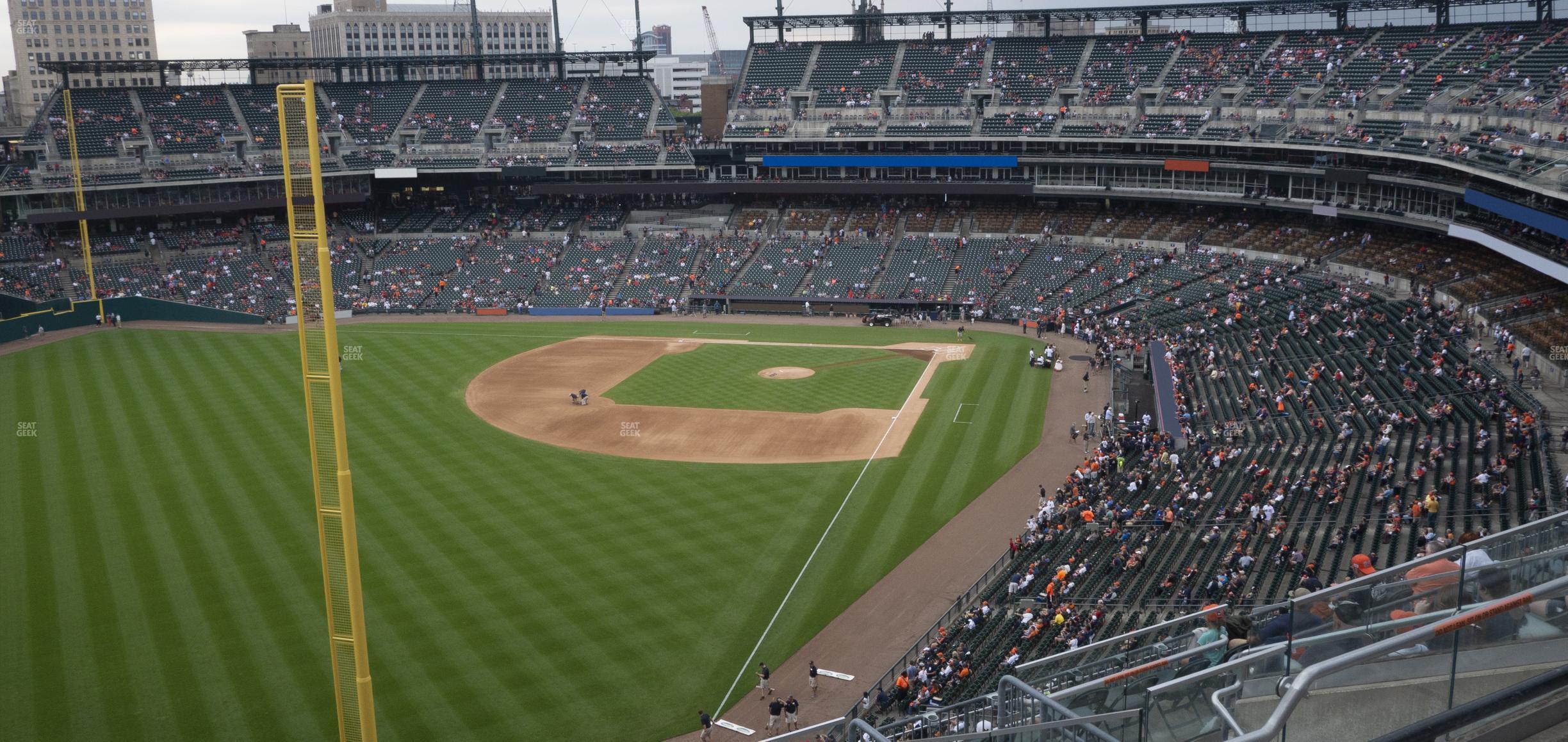 Seating view for Comerica Park Section 345