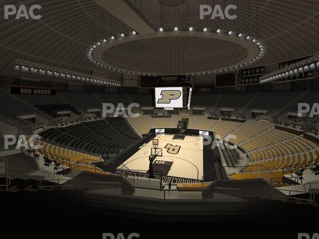 Seating view for Mackey Arena Section Upper 105