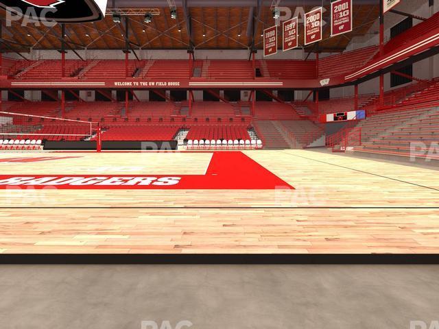 Seating view for Wisconsin Field House Section Wc Q