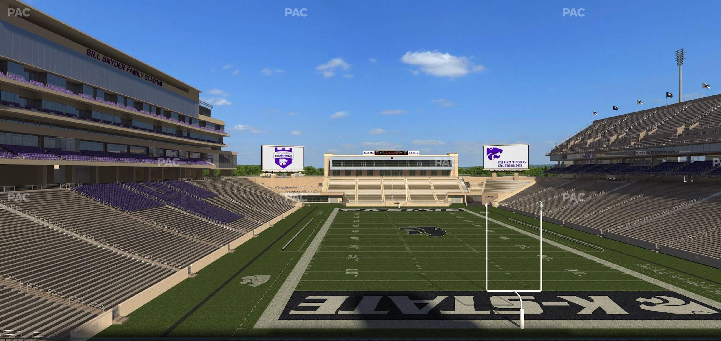 Seating view for Bill Snyder Family Stadium Section 102