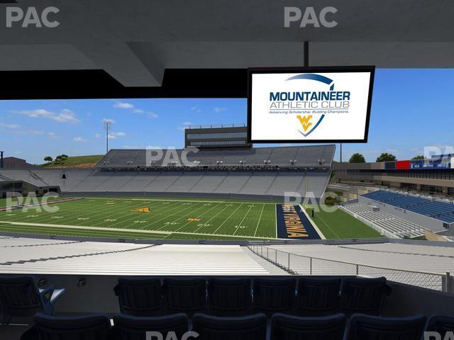 Seating view for Mountaineer Field at Milan Puskar Stadium Section Field Box 31