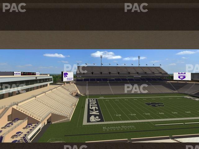 Seating view for Bill Snyder Family Stadium Section Loge 302