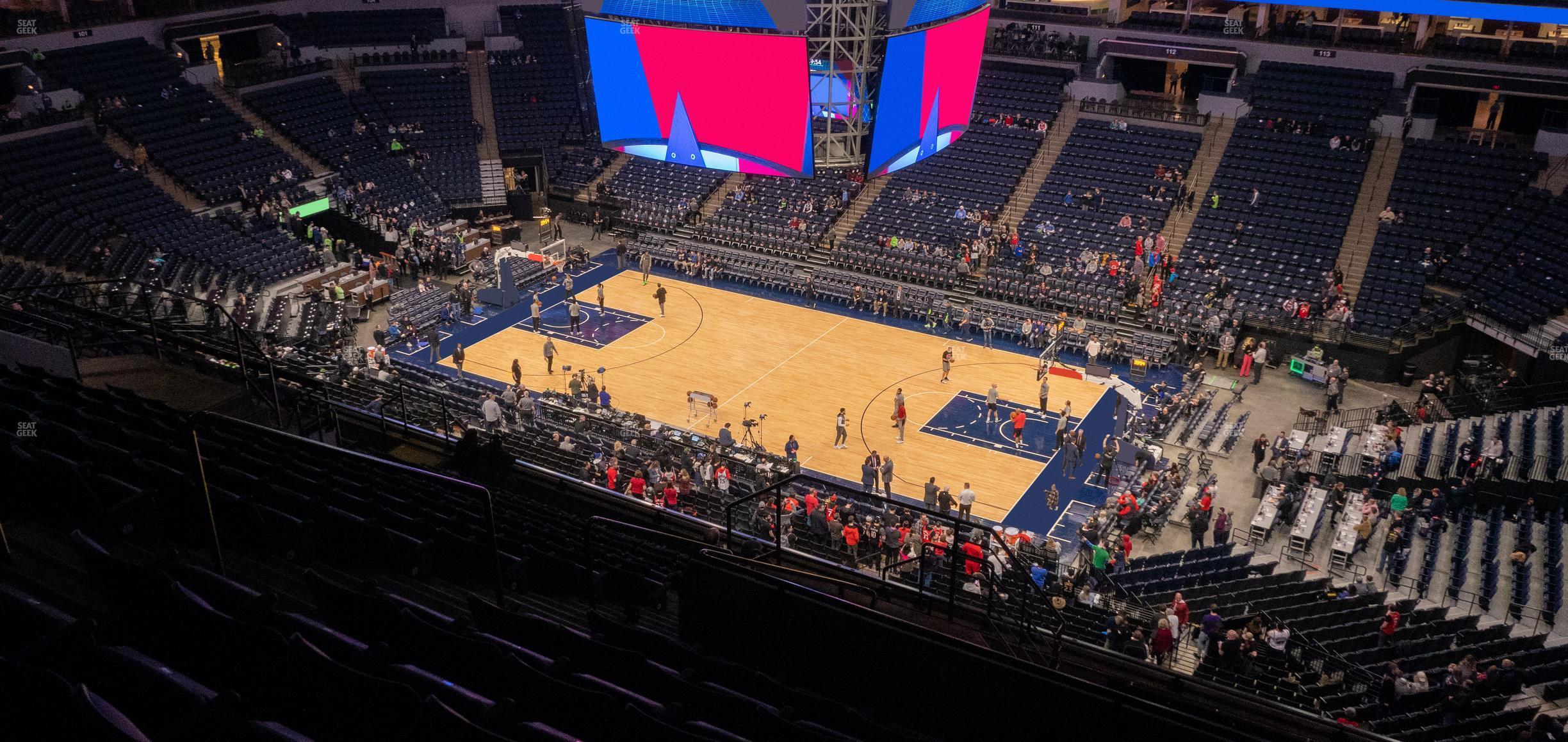 Seating view for Target Center Section 228