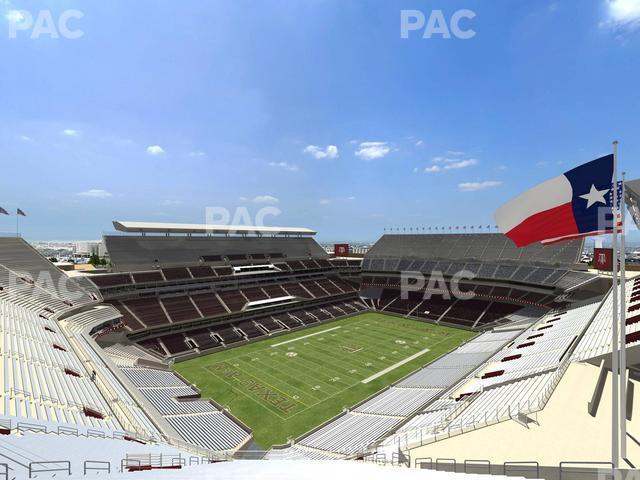 Seating view for Kyle Field Section 341