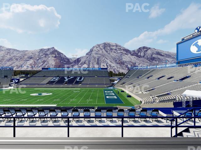 Seating view for LaVell Edwards Stadium Section 102