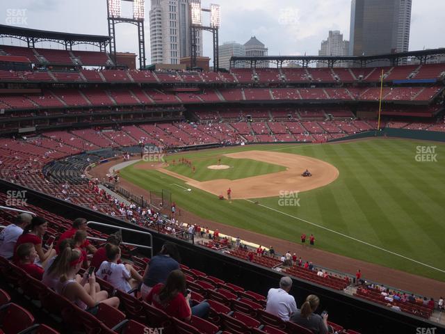 Seating view for Busch Stadium Section Right Field Loge 235