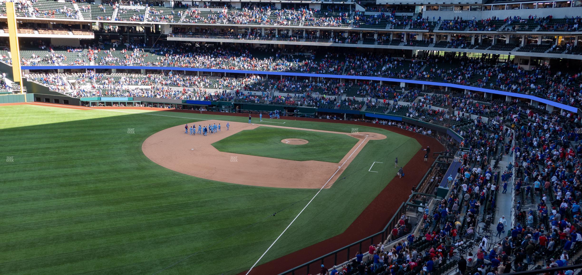 Seating view for Globe Life Field Section Sb 3