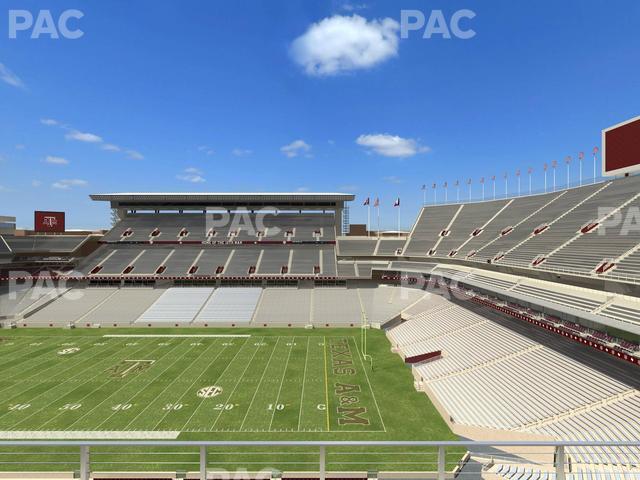 Seating view for Kyle Field Section 303