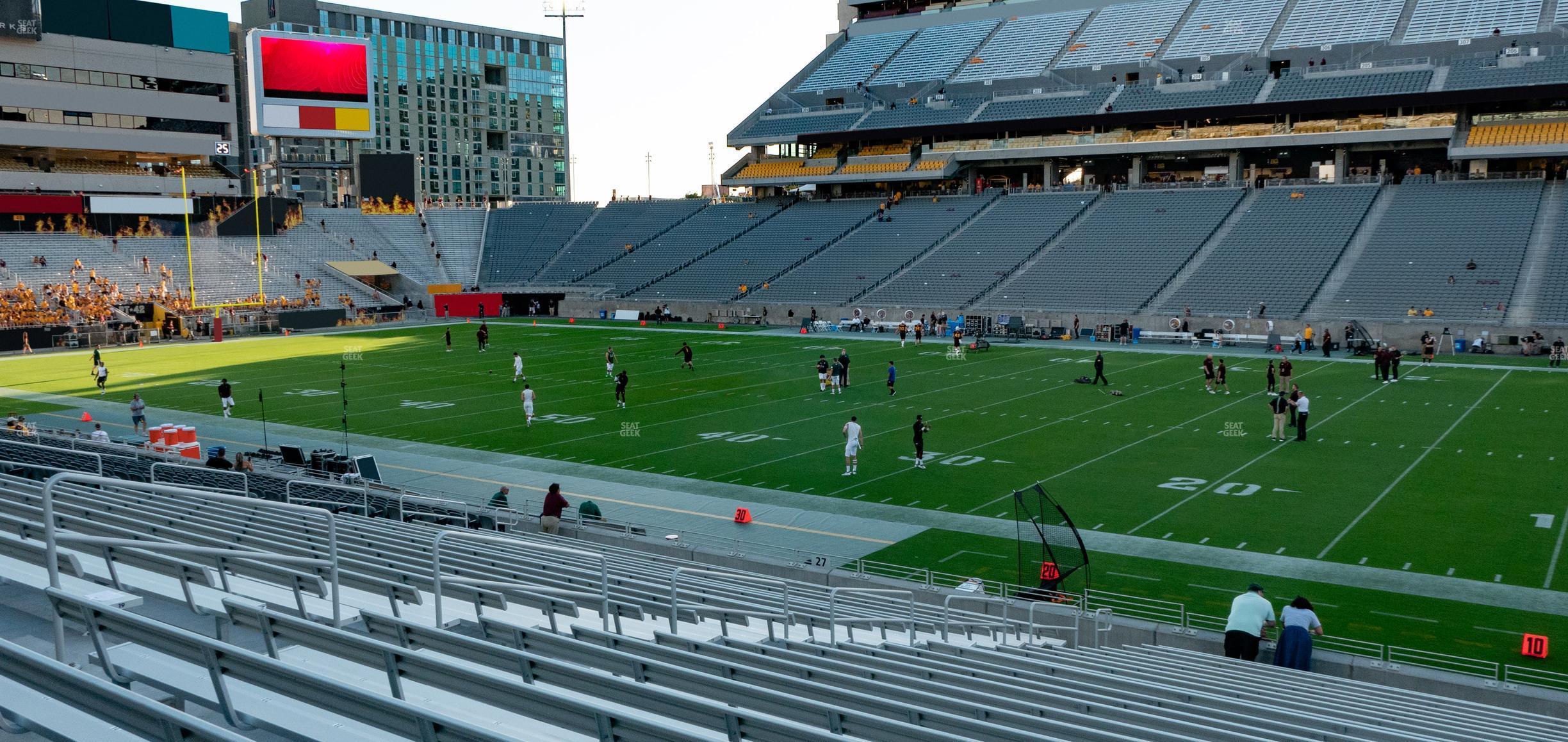 Seating view for Mountain America Stadium Section 26