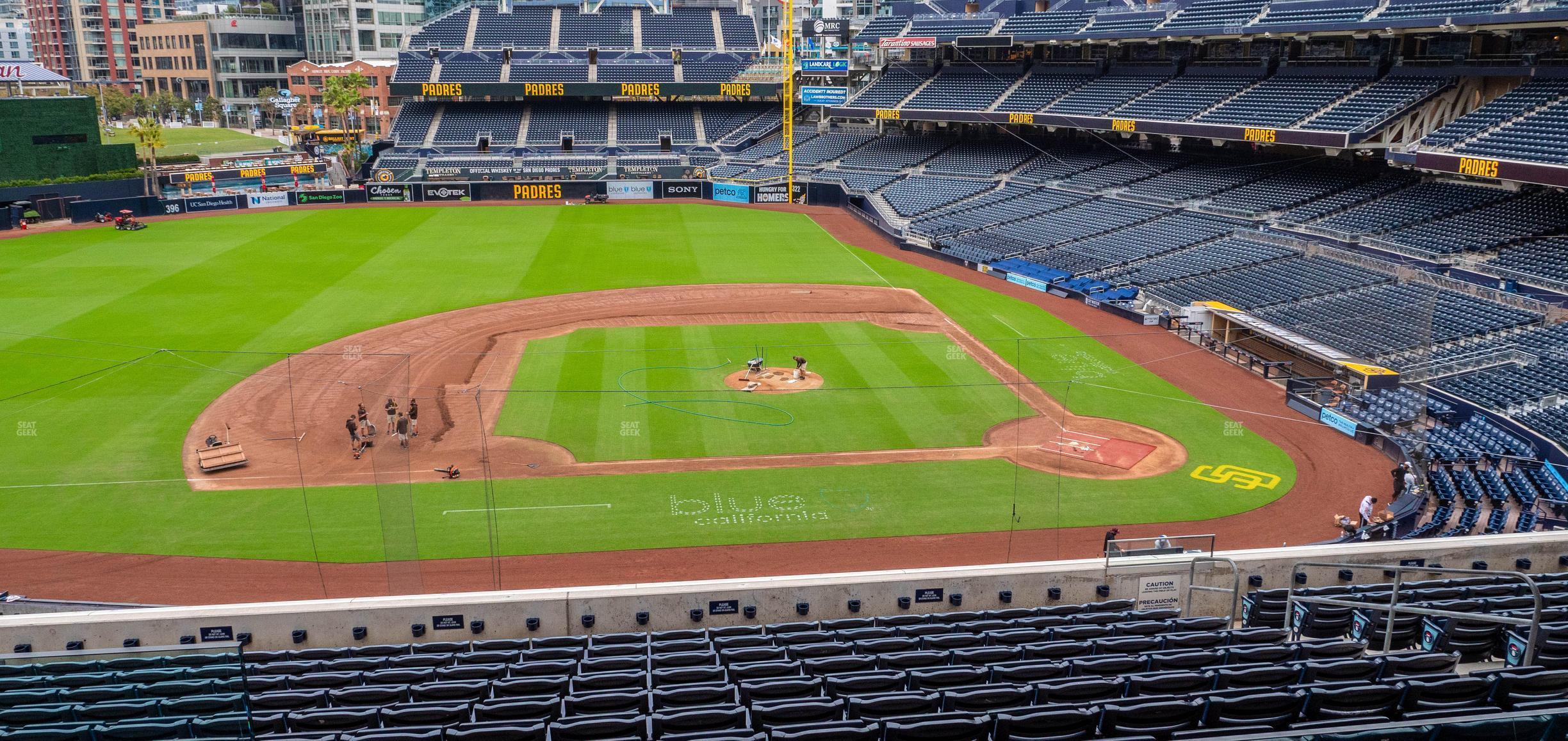 Seating view for Petco Park Section The Coronado Club 208