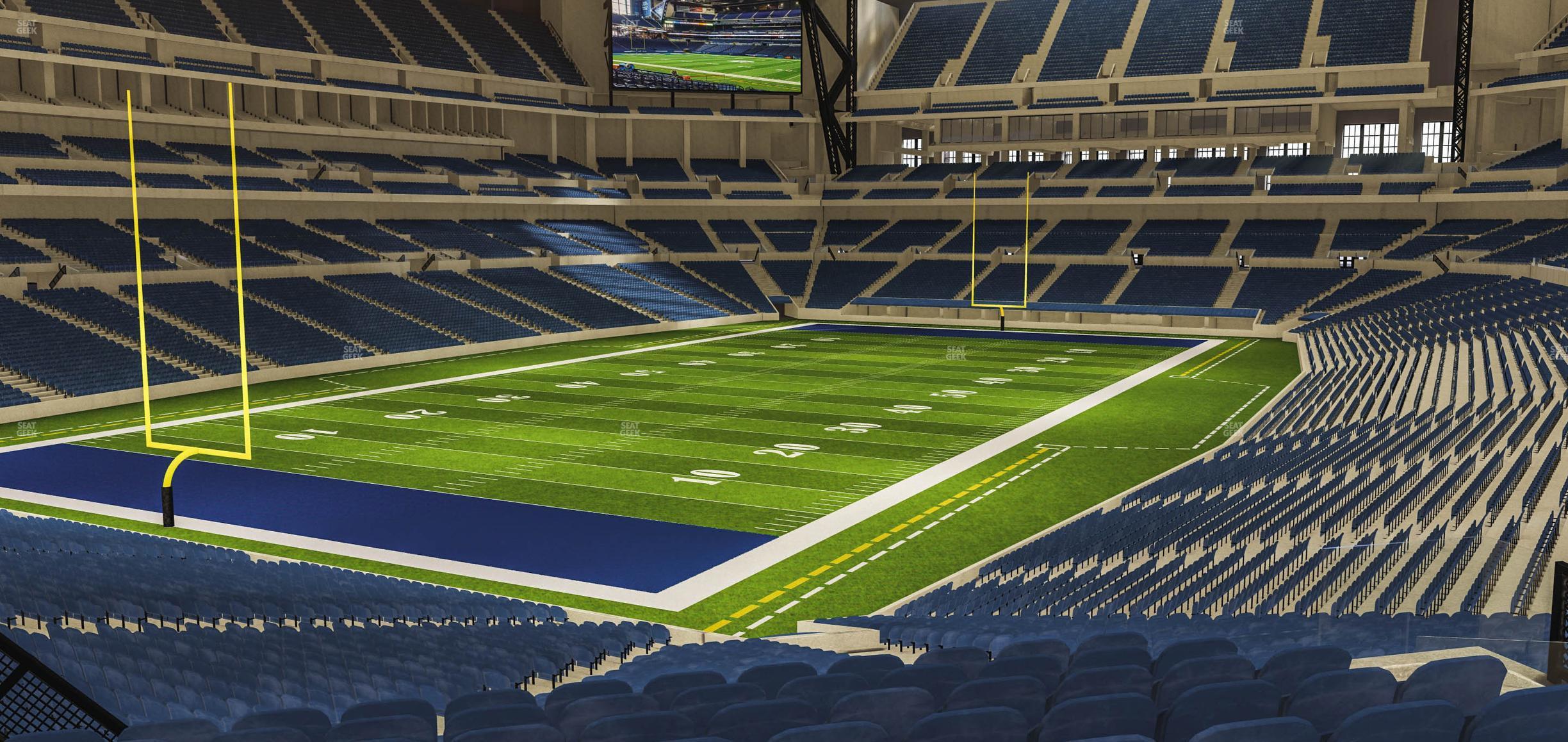 Seating view for Lucas Oil Stadium Section 249