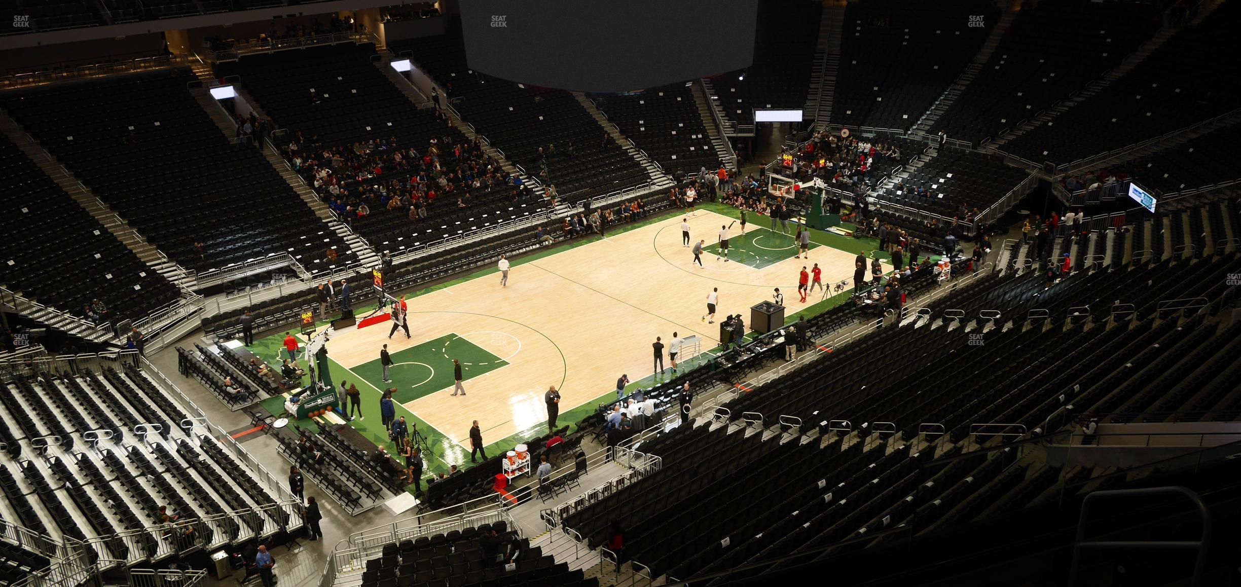 Seating view for Fiserv Forum Section 225