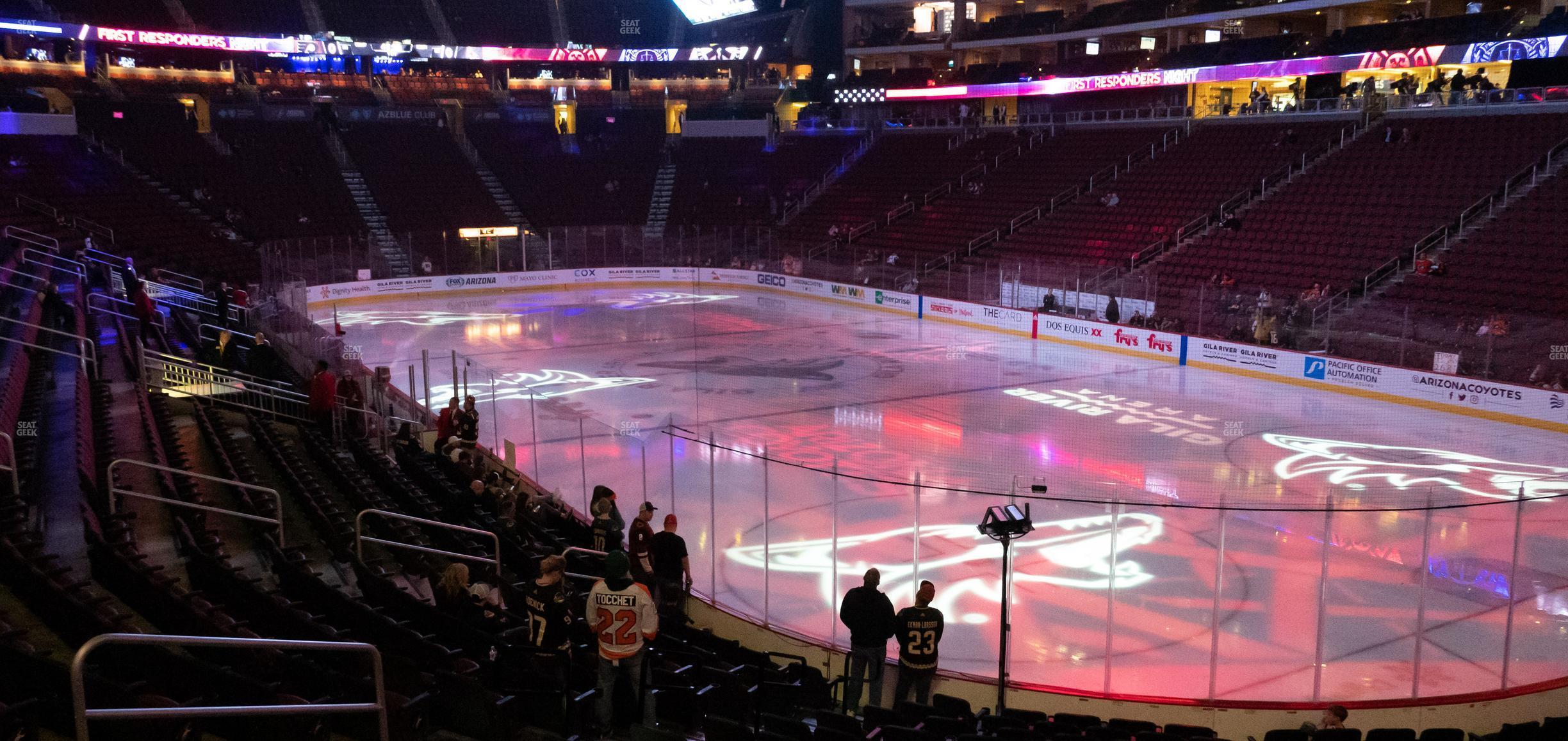 Seating view for Desert Diamond Arena Section 119