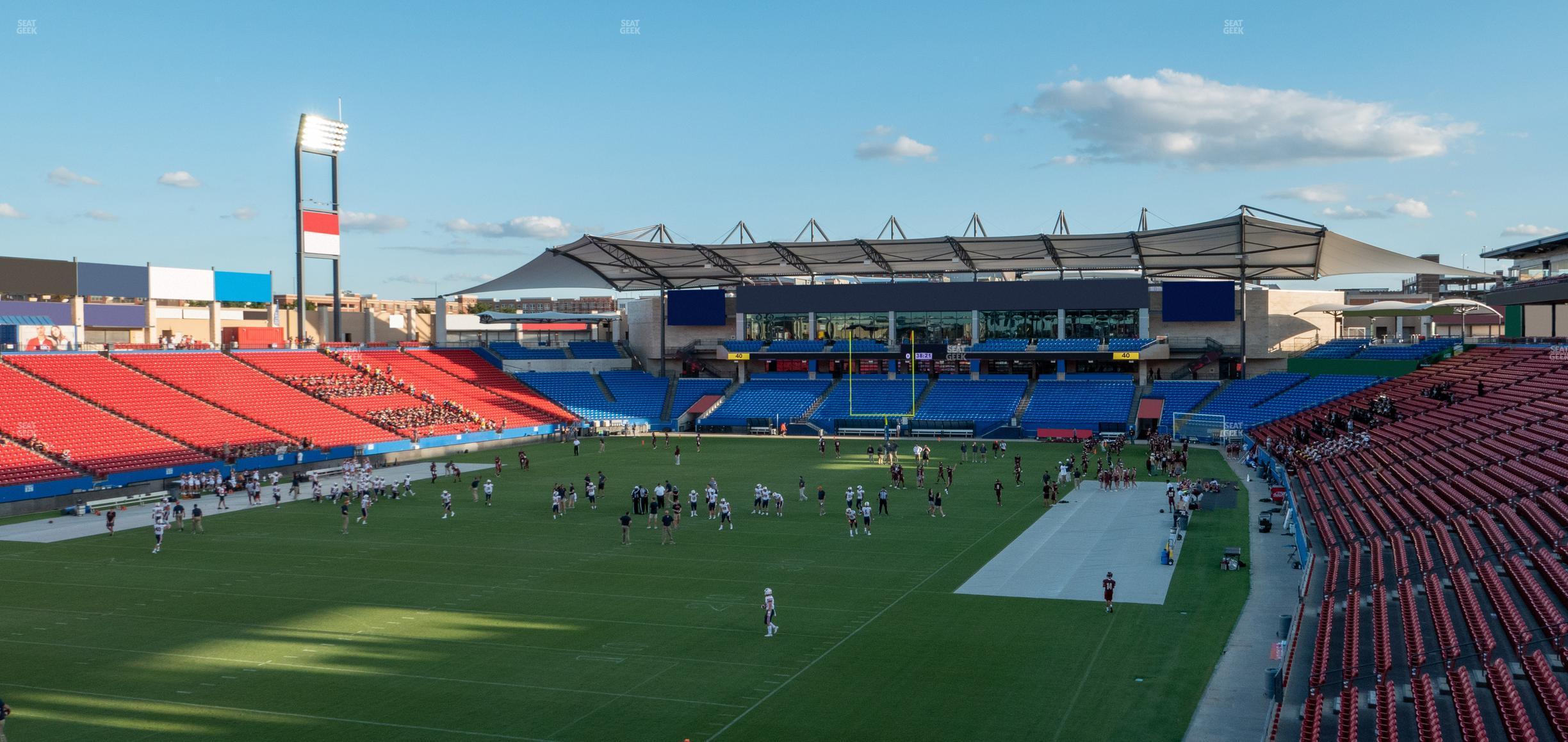 Seating view for Toyota Stadium Section Terrace 100