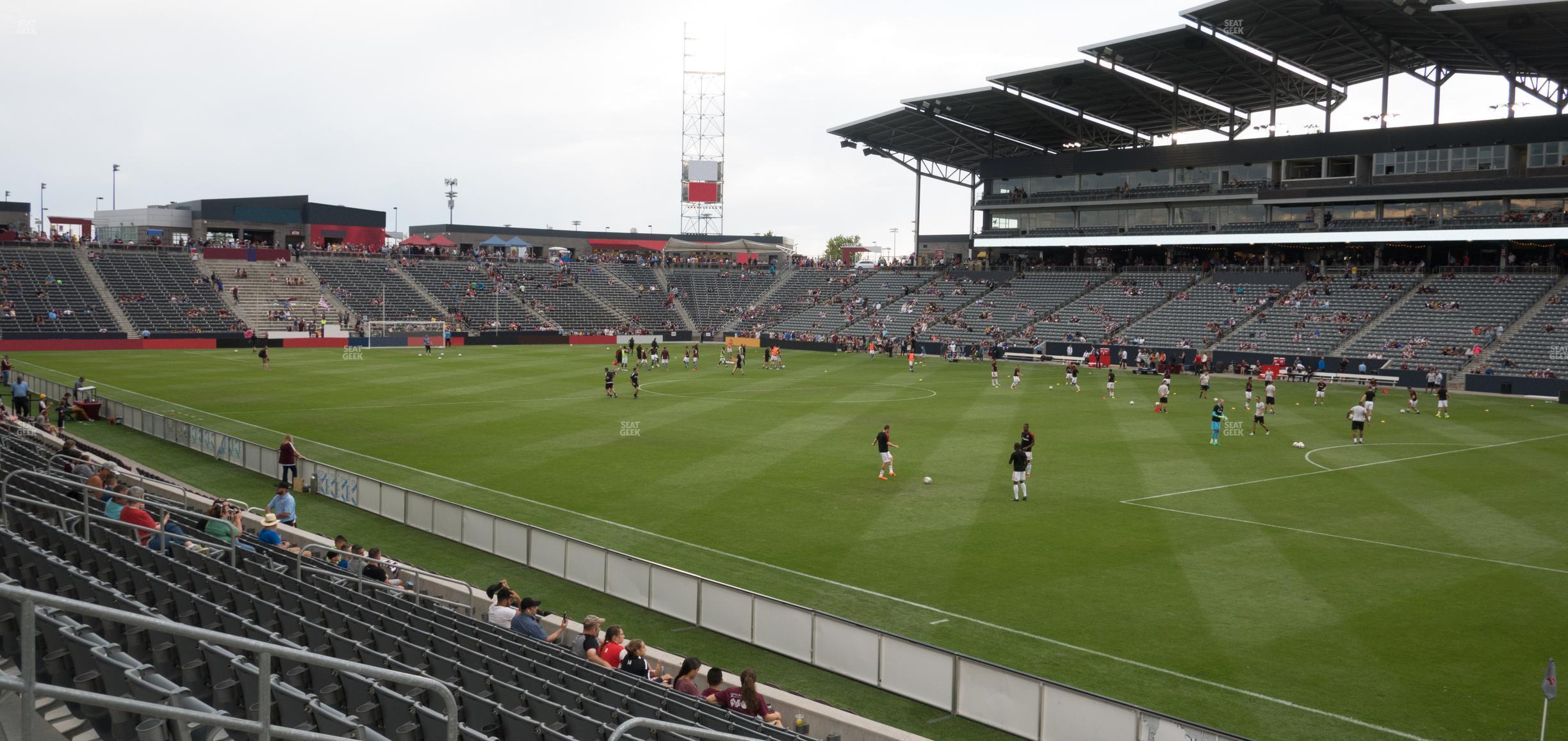 Seating view for Dick's Sporting Goods Park Section 101