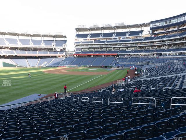 Seating view for Nationals Park Section 108