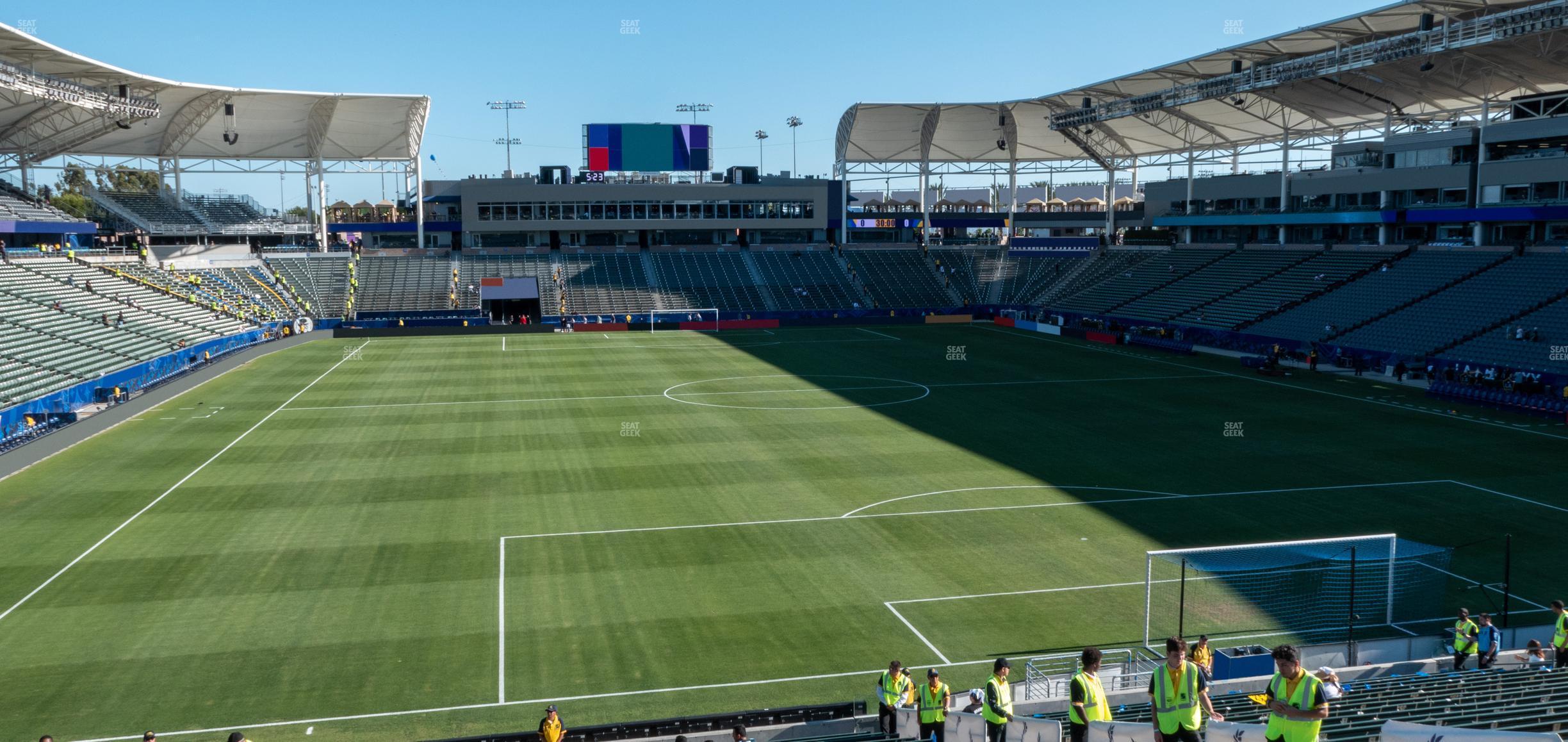 Seating view for Dignity Health Sports Park Section 123