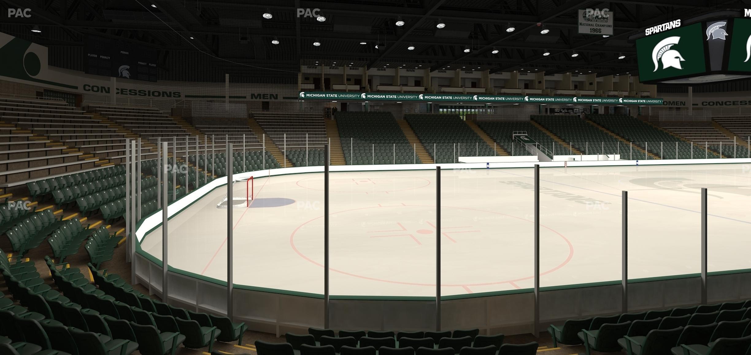 Seating view for Munn Ice Arena Section L