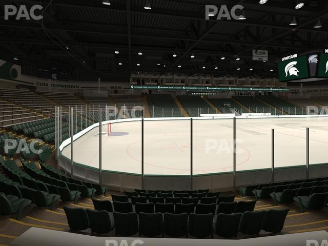 Seating view for Munn Ice Arena Section L