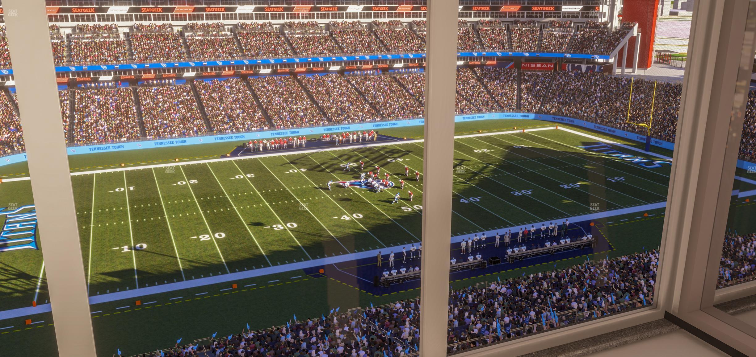 Seating view for Nissan Stadium Section Suite 679 W