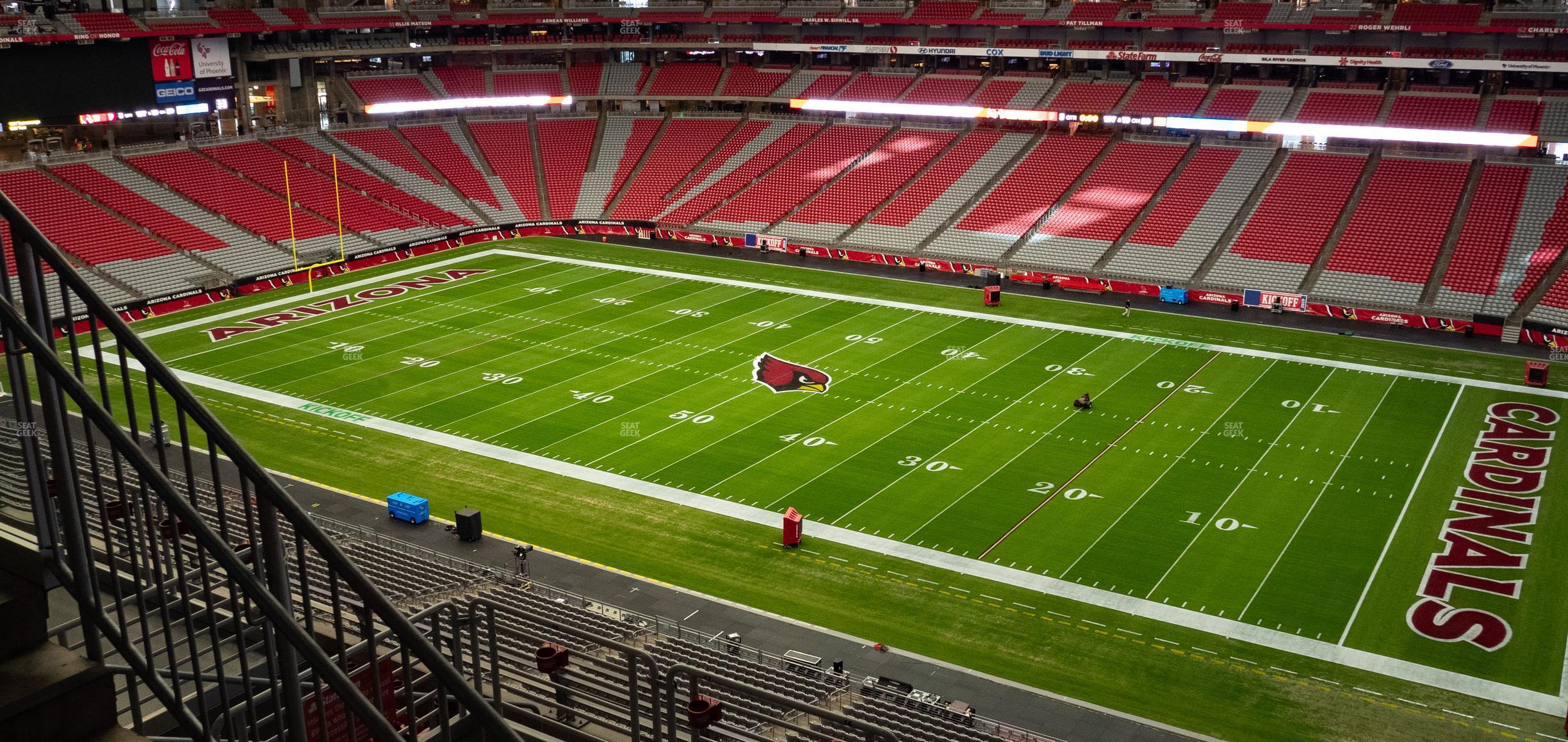 Seating view for State Farm Stadium Section Ring Of Honor Wc 407