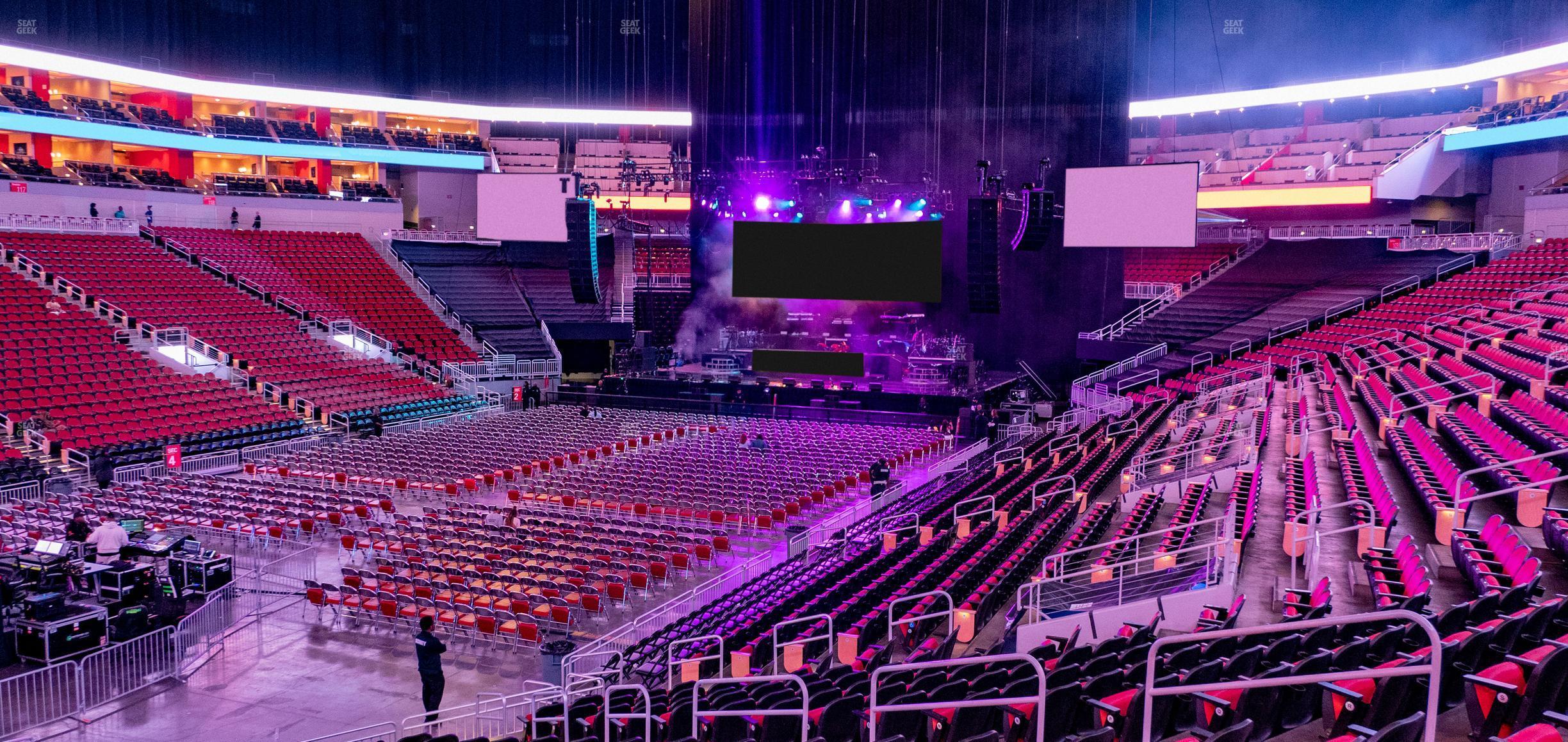 Seating view for KFC Yum! Center Section 109