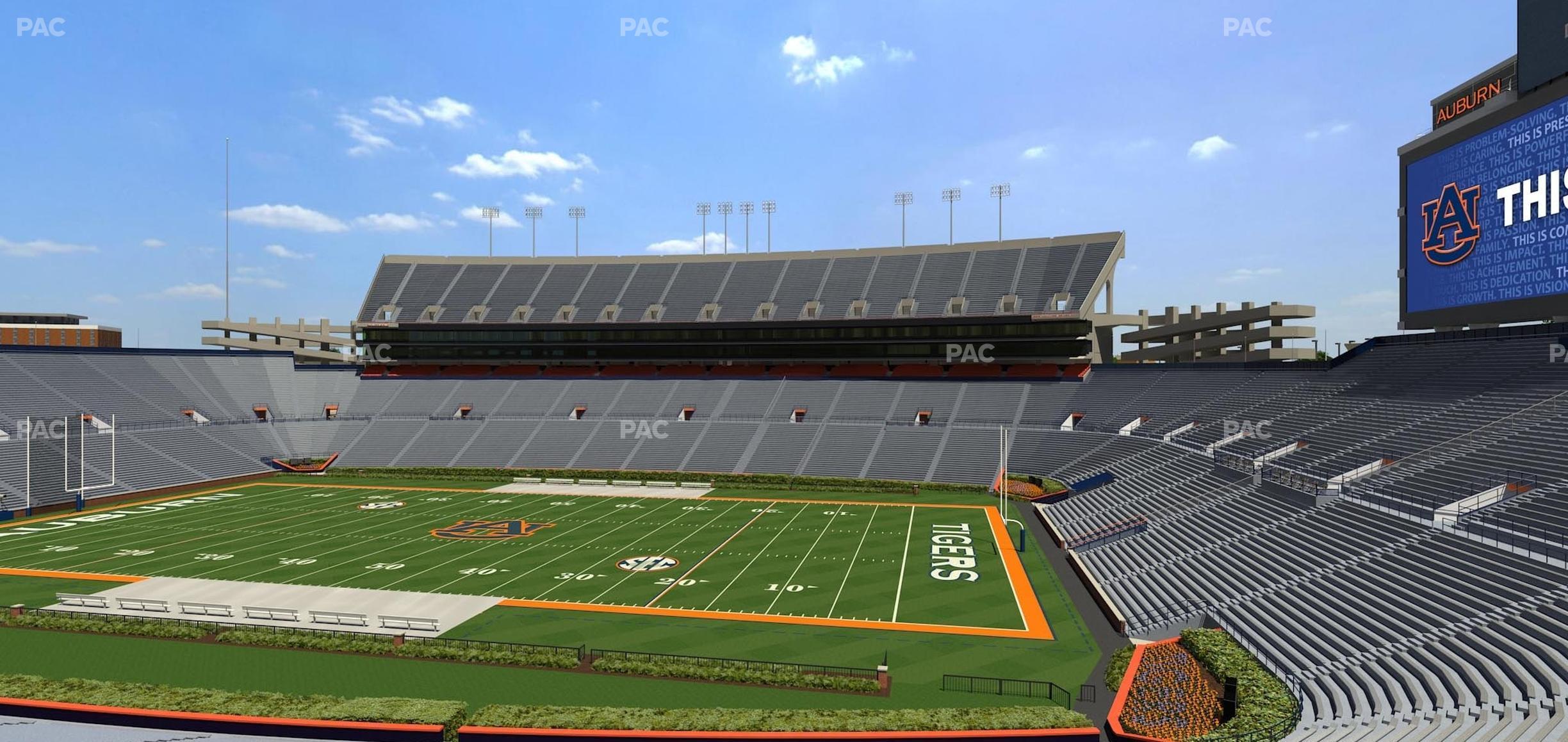 Seating view for Jordan-Hare Stadium Section 10