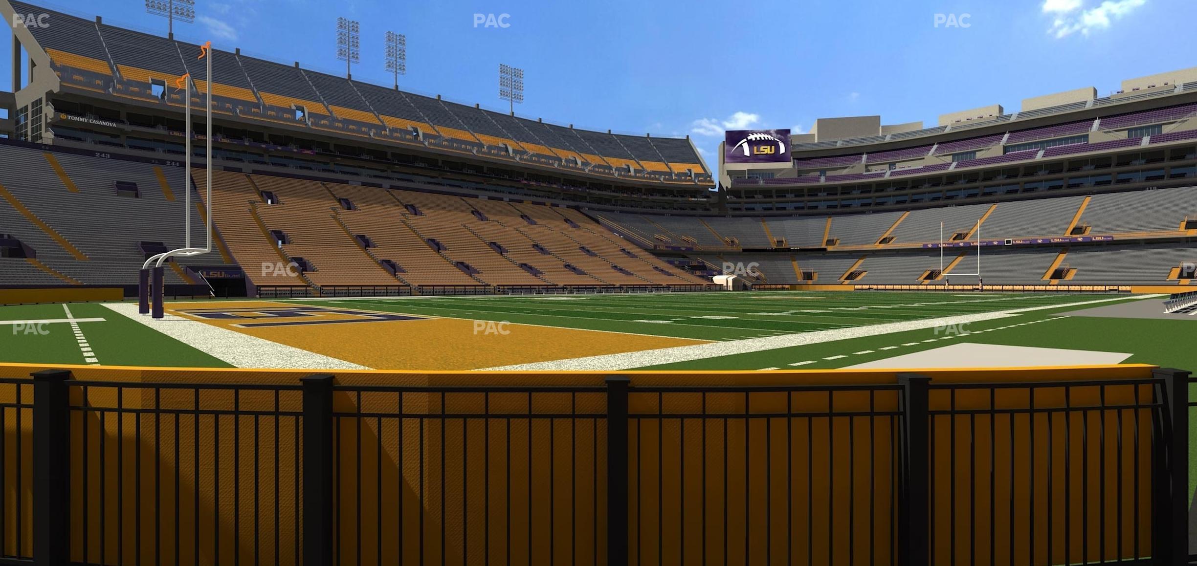 Seating view for Tiger Stadium Section Box 22