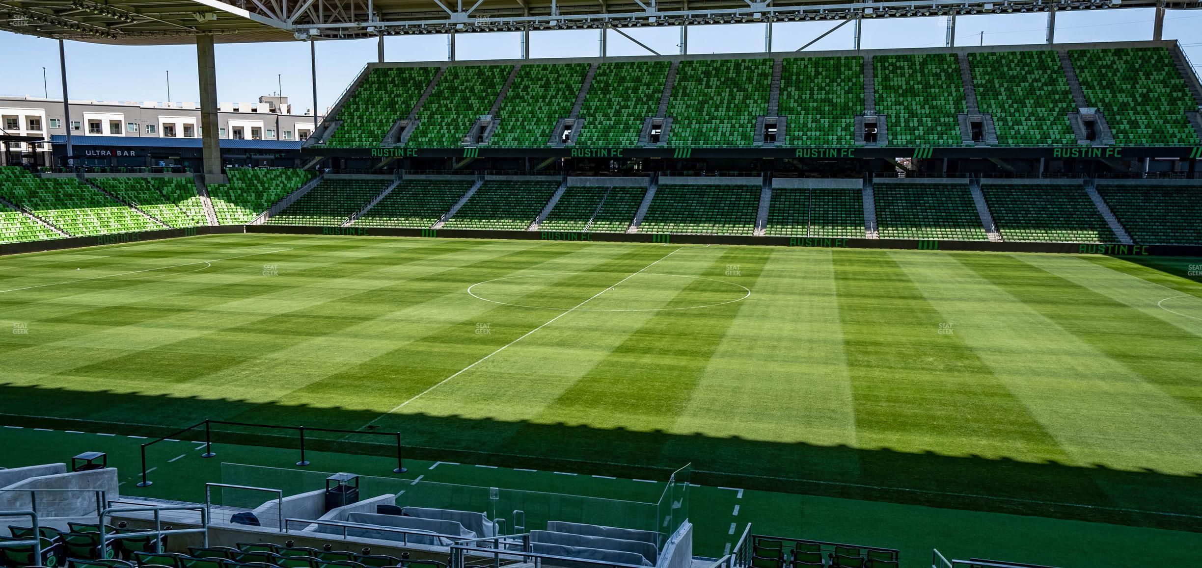 Seating view for Q2 Stadium Section Loge 112 A