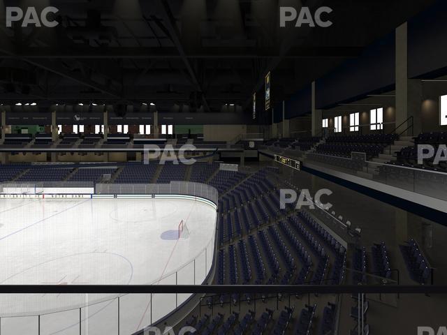 Seating view for Compton Family Ice Arena Section 112