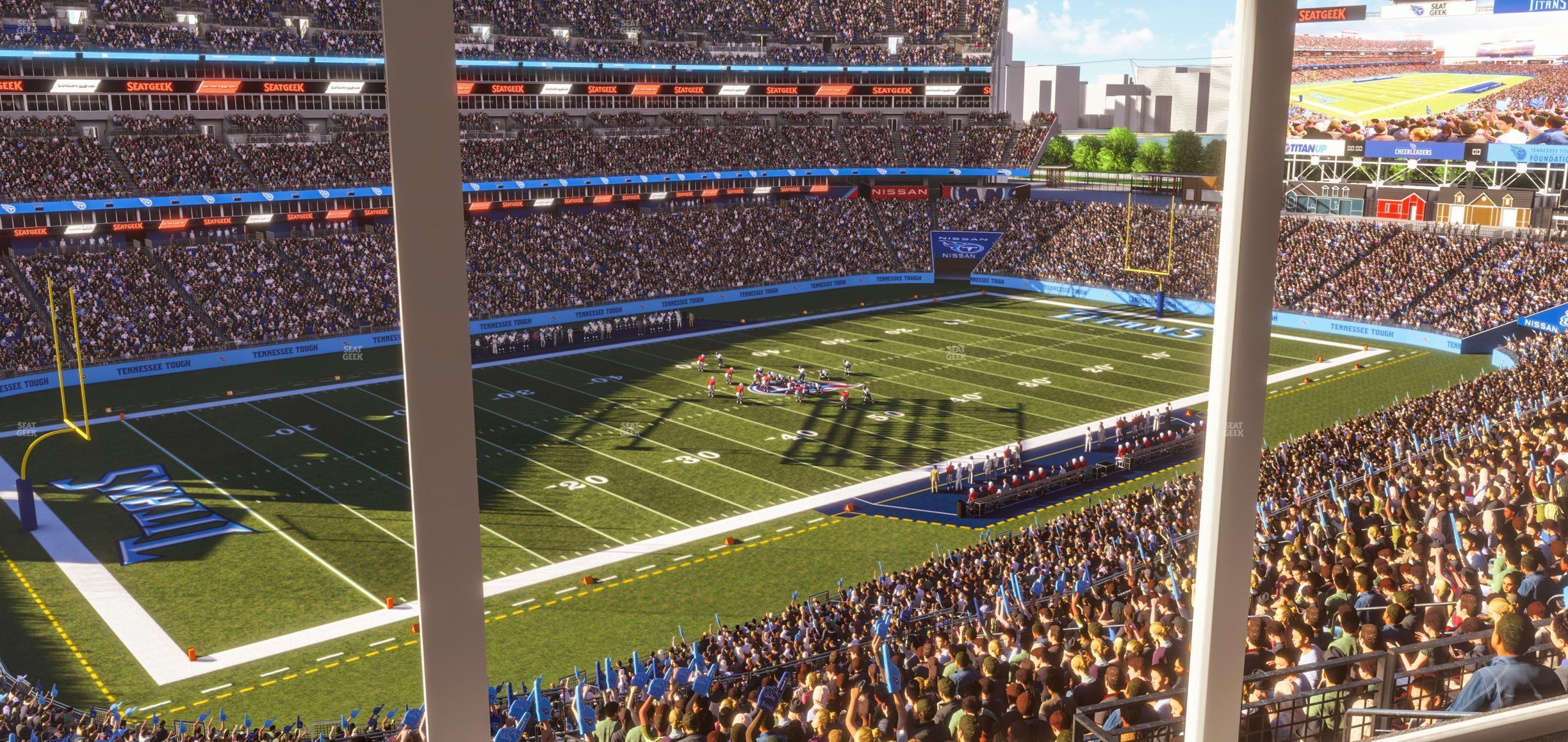 Seating view for Nissan Stadium Section Suite 534 E