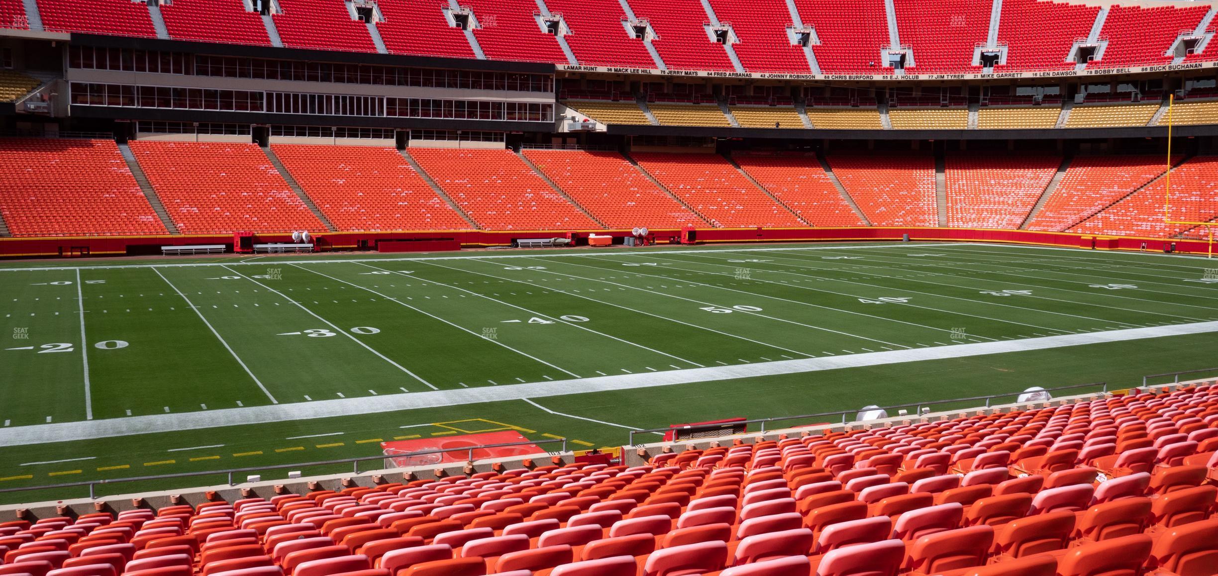 Seating view for GEHA Field at Arrowhead Stadium Section 103