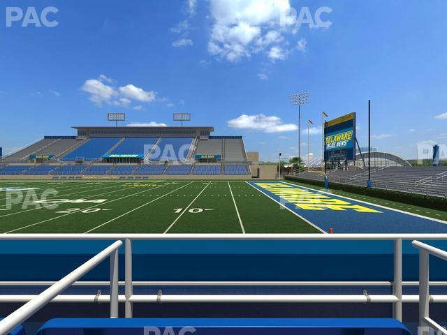 Seating view for Delaware Stadium Section East Box 55