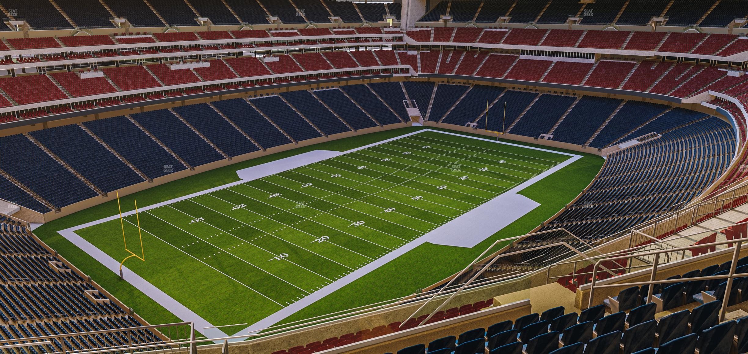 Seating view for NRG Stadium Section 615