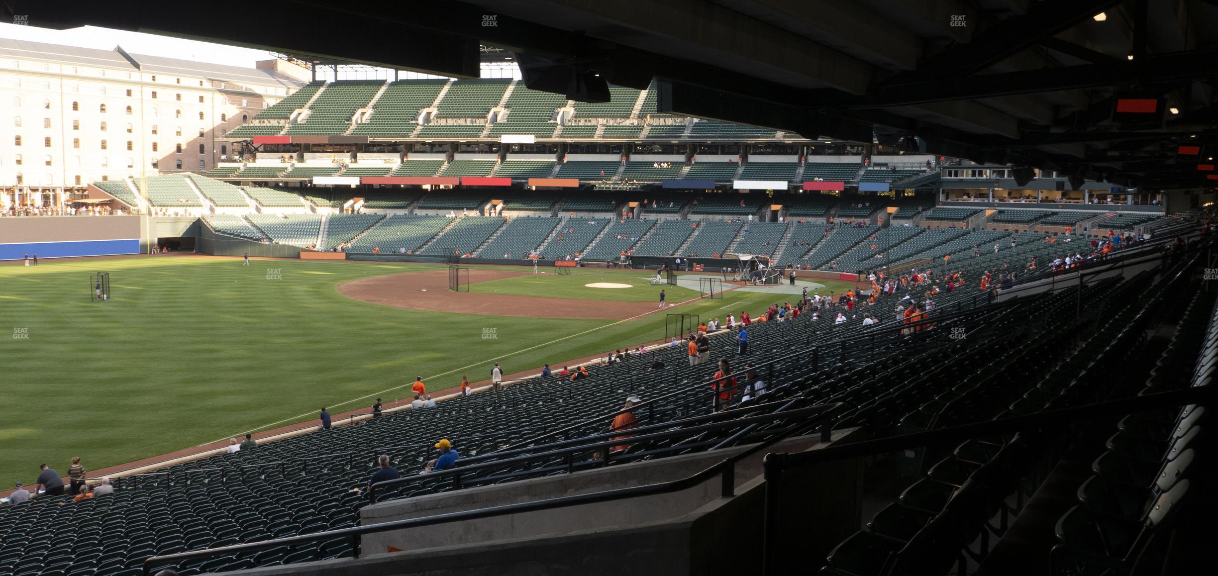 Seating view for Oriole Park at Camden Yards Section 71