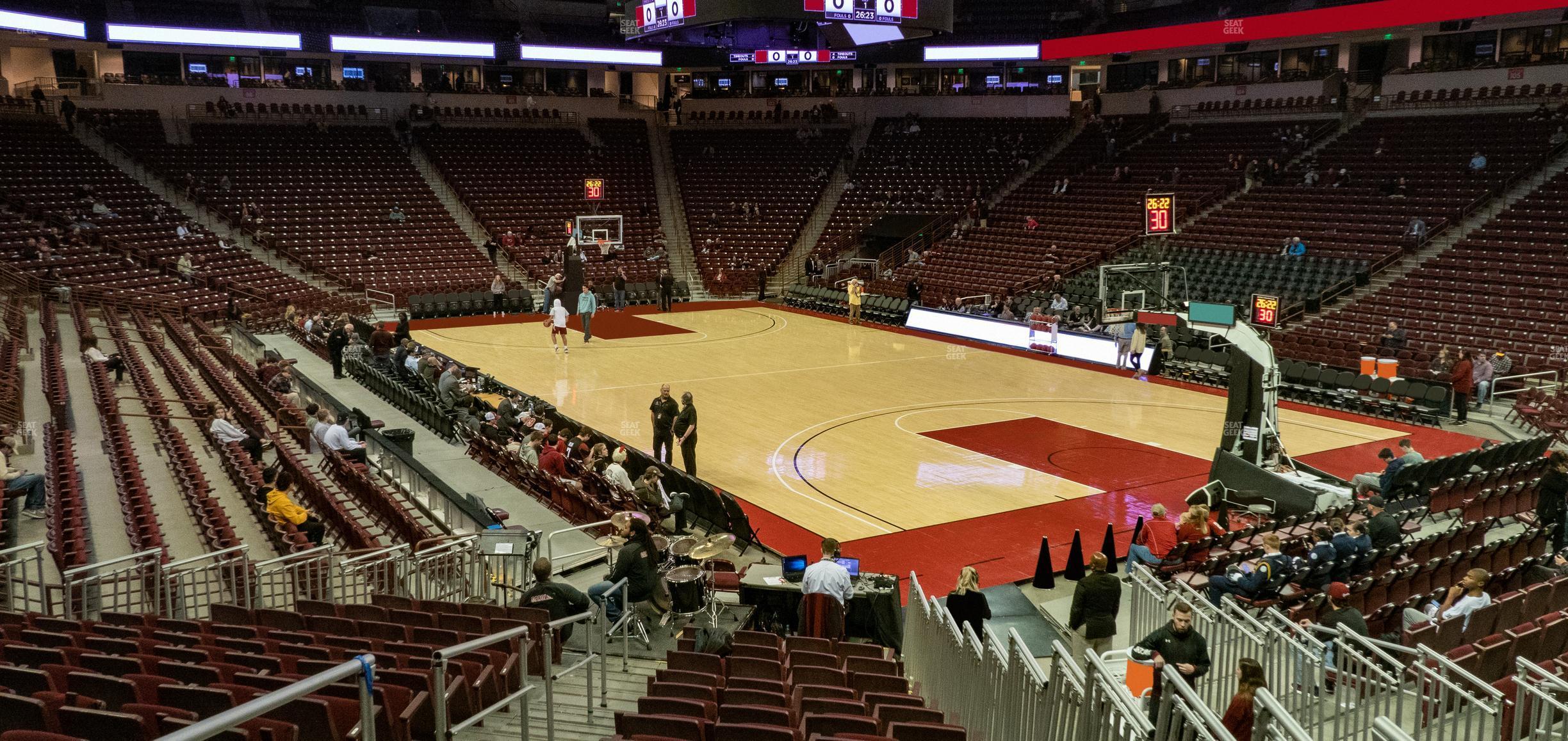 Seating view for Colonial Life Arena Section 111