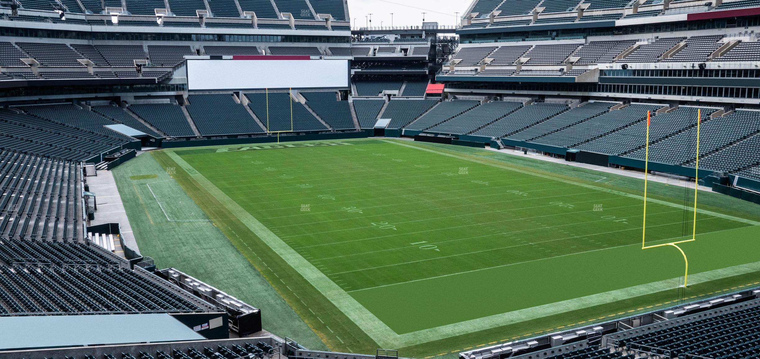 Seating view for Lincoln Financial Field Section Northeast Terrace 2