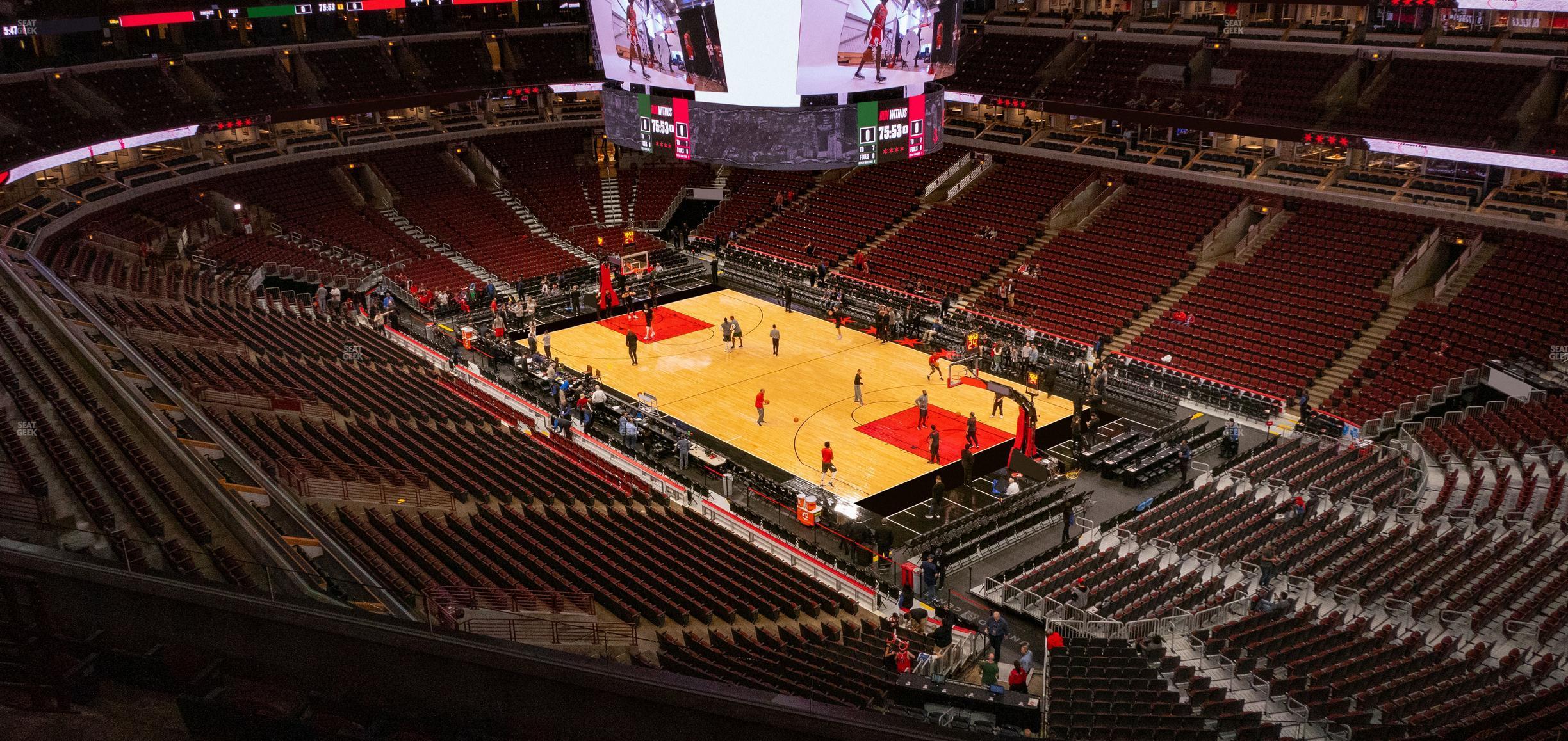 Seating view for United Center Section 330