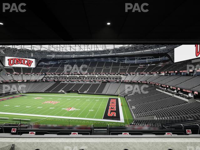 Seating view for Allegiant Stadium Section West Suite 2045