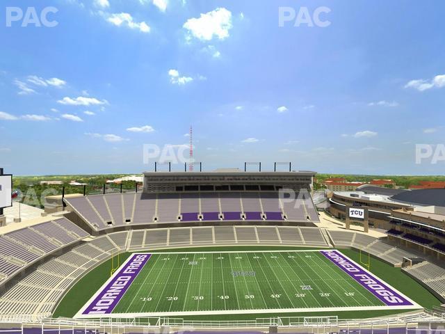 Seating view for Amon G Carter Stadium Section 407