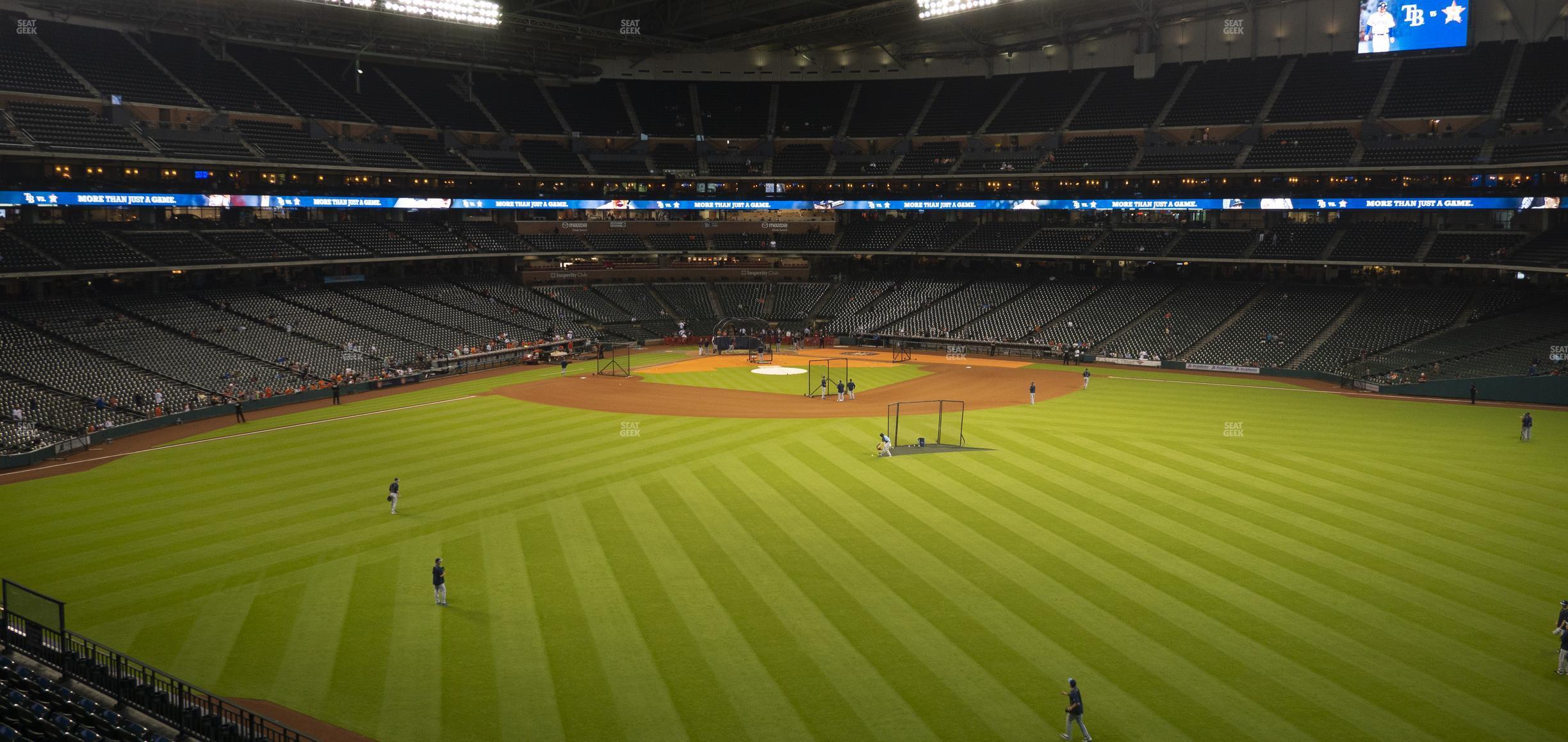 Seating view for Minute Maid Park Section Impact Networking Party Deck