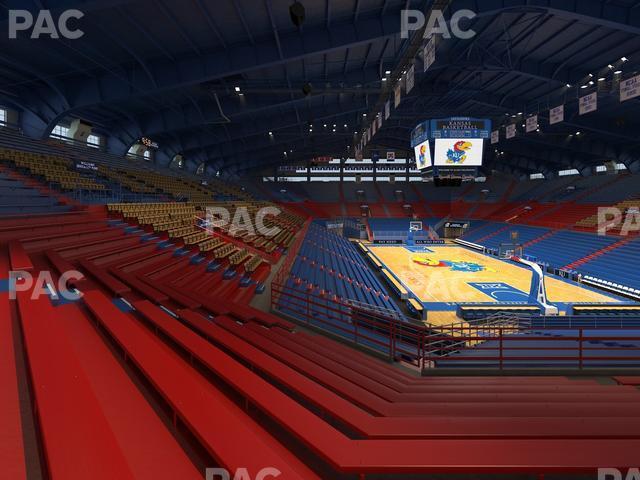 Seating view for Allen Fieldhouse Section 2