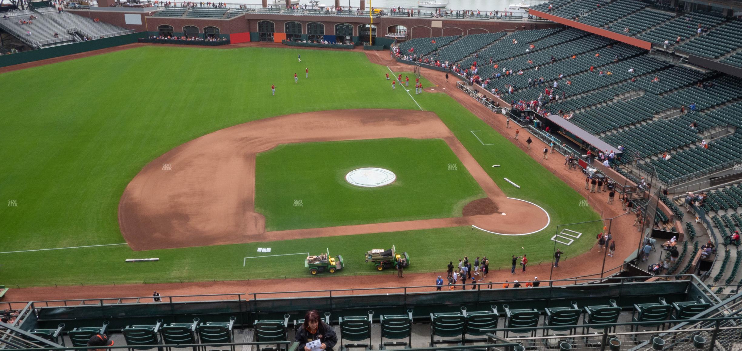 Seating view for Oracle Park Section View Reserved 323