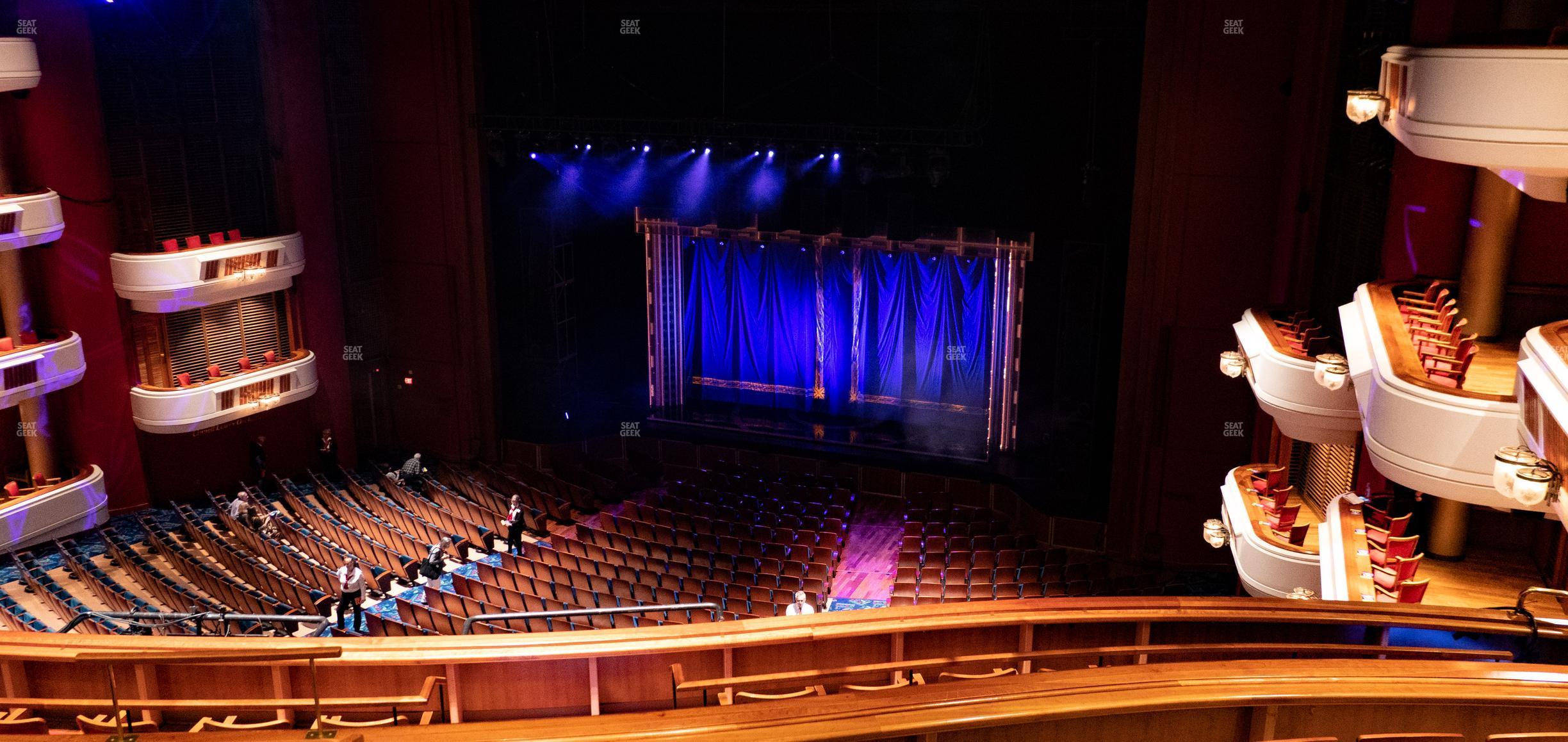 Seating view for Au-Rene Theater at the Broward Center Section Mezzanine Right